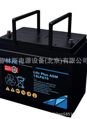 RUZET法国蓄电池12V75Ah12LPA75直流屏UPS 机房 通信应急
