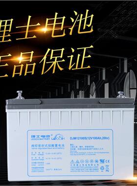 LEOCH蓄电池DJM12100S 12V100ah 铅酸阀控式免维护储能蓄电池