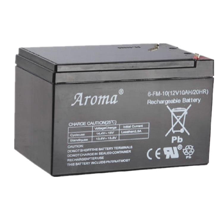 AROMA蓄电池电池 储能型蓄电池6-FM-7国标 免维护