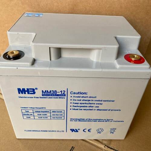 MINHUA蓄电池12V38AH  MS38-12直流屏消防 /UPS/EPS储能电源