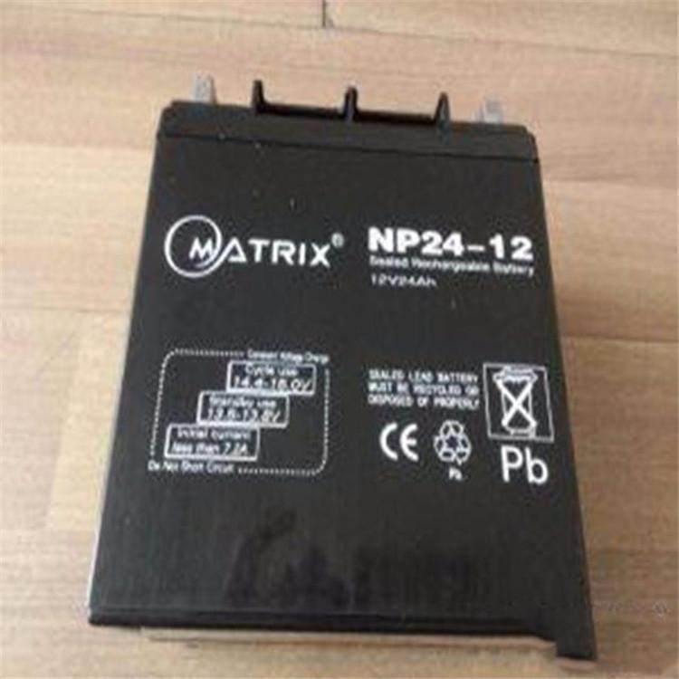 矩阵蓄电池NP26-12铅酸12V26AH型号齐全厂家质保伊斯特报价