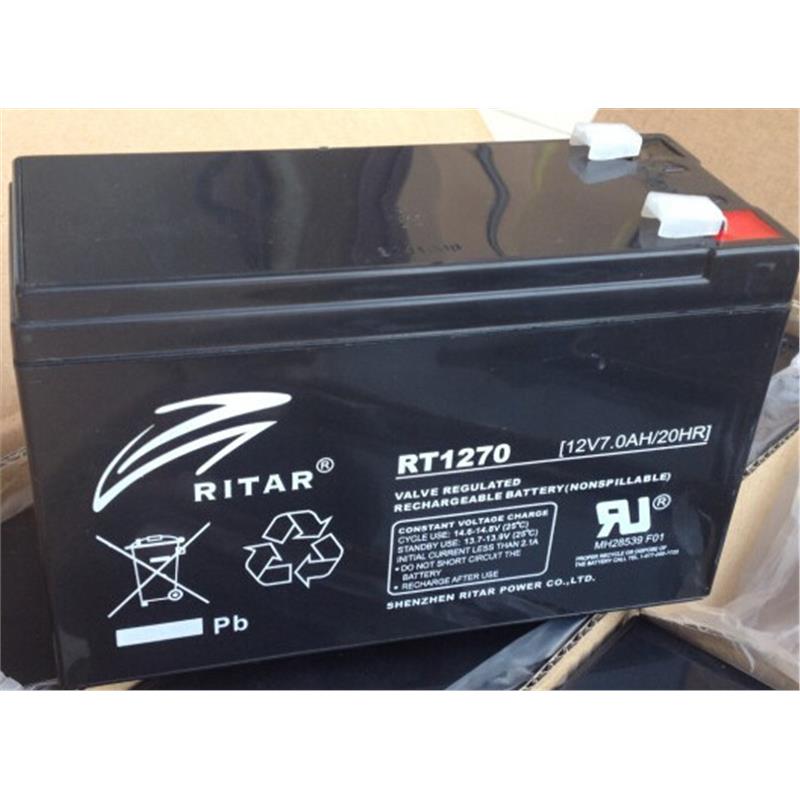 瑞达RT1270(12V7Ah/20HR)门禁 UPS、电梯、消防用蓄电池