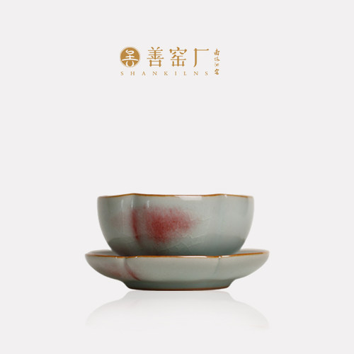 善窑厂全手工汝瓷原矿玛瑙入釉