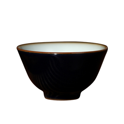 善窑厂霁蓝汝瓷主人杯