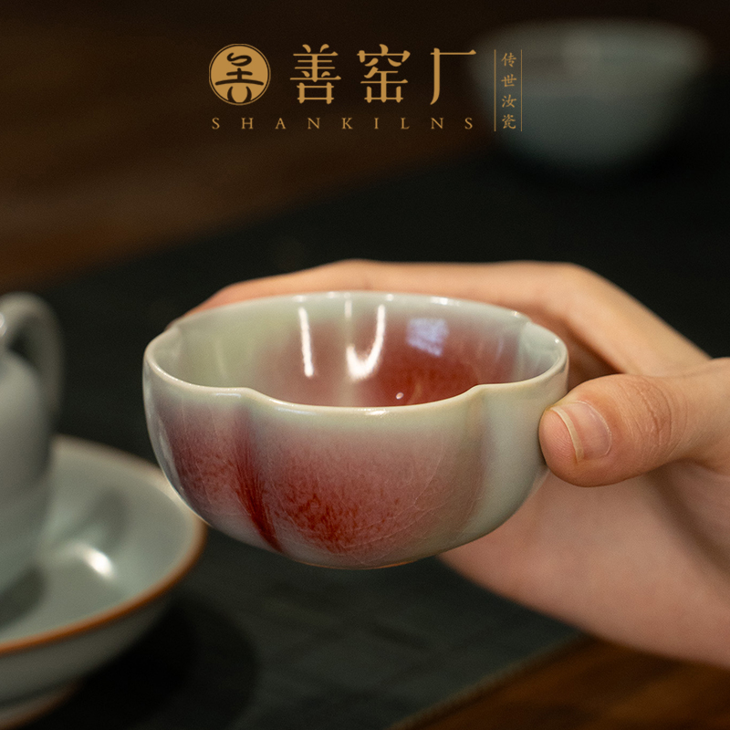 善窑厂全手工汝瓷原矿玛瑙入釉