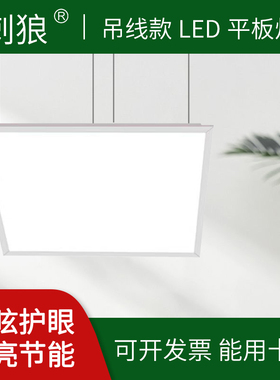 吊装600x600led平板灯300*1200长方形现代简约办公室吸顶吊线灯具