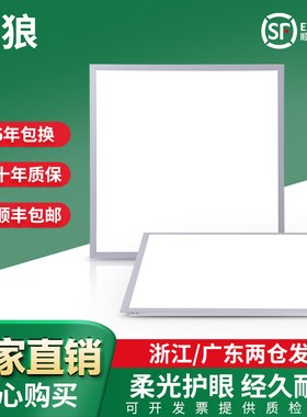 集成吊顶600x600led平板灯60x60LED面板灯石膏矿棉板天花工程灯盘