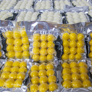 粘豆包东北特产年豆包手工包制黄白黏豆包年糕小吃香糯粘火勺