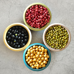 豆类组合4斤非转基因红小豆黑豆绿豆黄豆打豆浆杂粮营养早餐豆浆