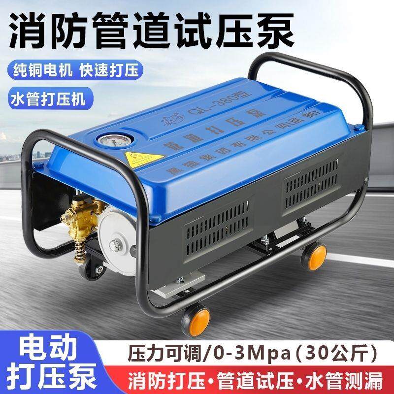 水管打压泵消防管道试压泵电动ppr打压泵加压工地暖测漏220v高压
