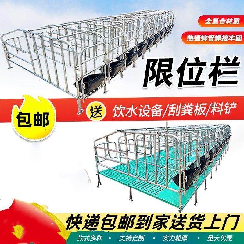 母猪地面猪用限位栏养猪场设备加厚地面围栏猪圈漏粪板设备