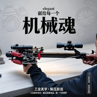 2026新款成年人专用斑鸠王子驽箭枪式复合弓高精度弹弓打山鸡专用