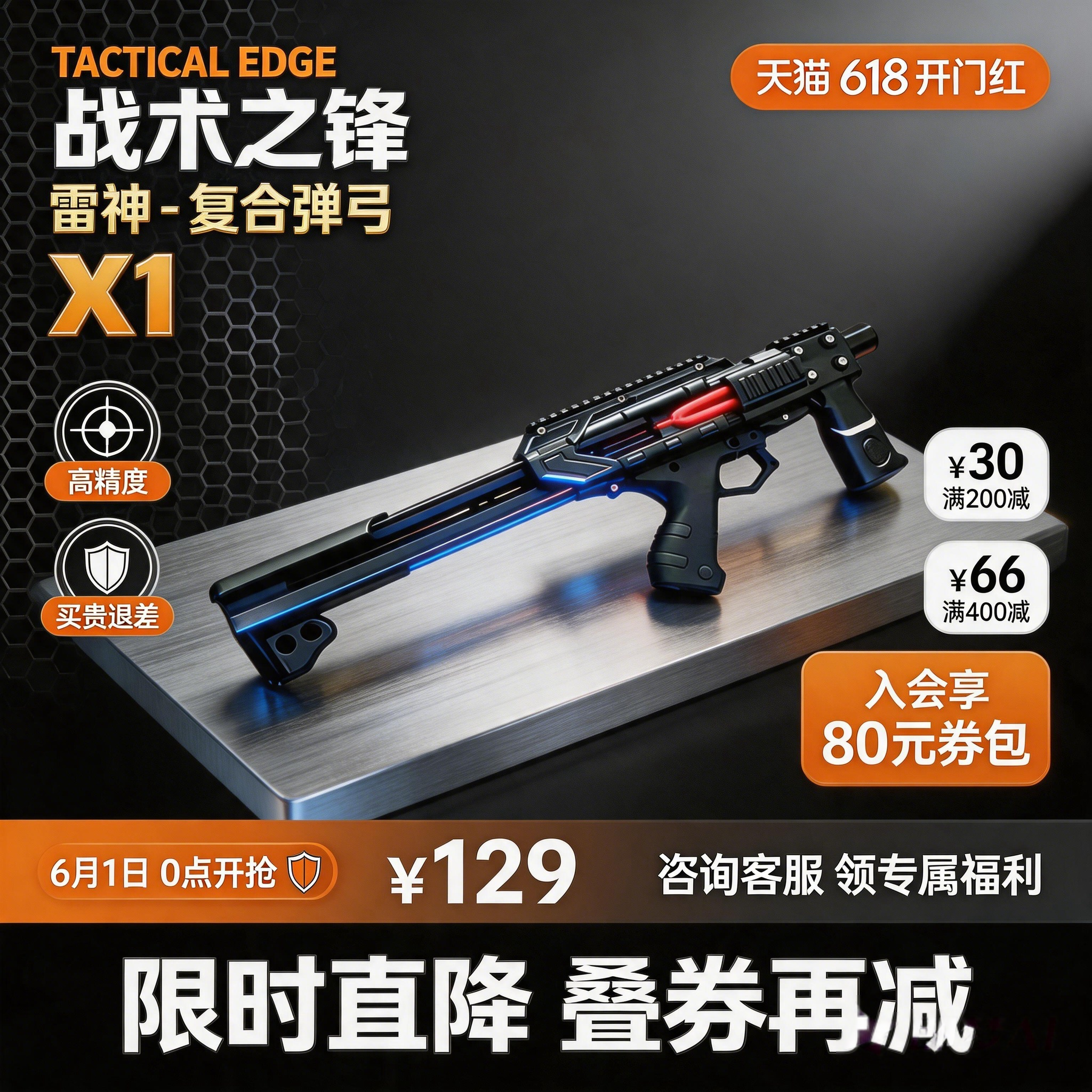 弹弓打山鸡专用雷神弓成年人户外