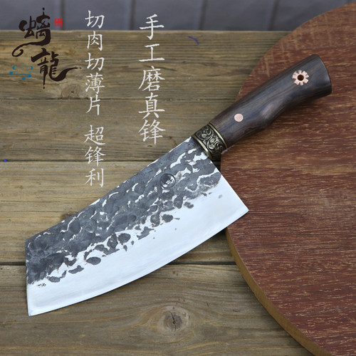 菜刀都是手工磨真锋刃口 锋利耐用易磨