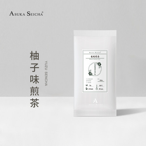 飞鸟制茶柚子煎茶散茶50g