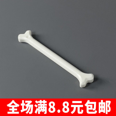 小颗粒积木散件 人仔MOC装饰配件 兼容92691零件 5单位骨棒狗骨头