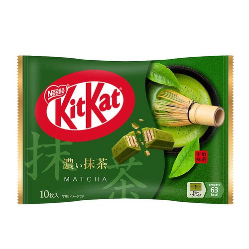 日本进口Kitkat抹茶草莓夹心巧克力威化饼干网红零食