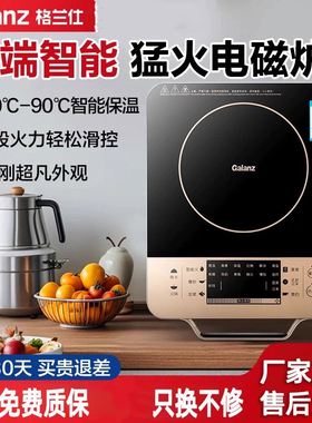 格兰仕电磁炉2200瓦二级能效双锅配置家用多功能电火锅CH2250S