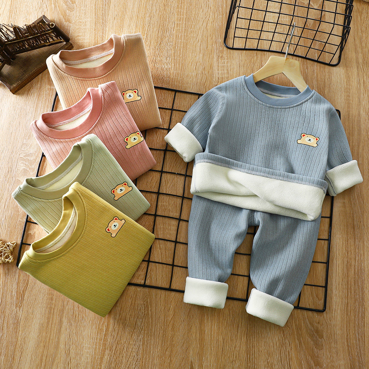 儿童保暖内衣套装加绒加厚秋冬新款宝宝打底睡衣中童秋衣秋裤套装,童装/婴儿装/亲子装,家居服套装,淘宝优惠券,粉丝福利购,淘宝优惠卷
