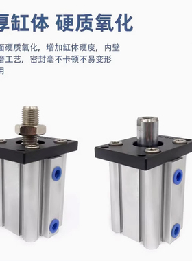 SMC型/CQ2系列/薄型附件气缸/CQ2F/CDQ2F/12/16/20/25-D前法兰型