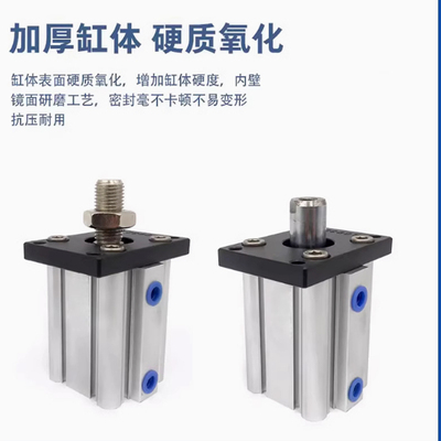 SMC型/CQ2系列/薄型附件气缸/CQ2F/CDQ2F/12/16/20/25-D前法兰型