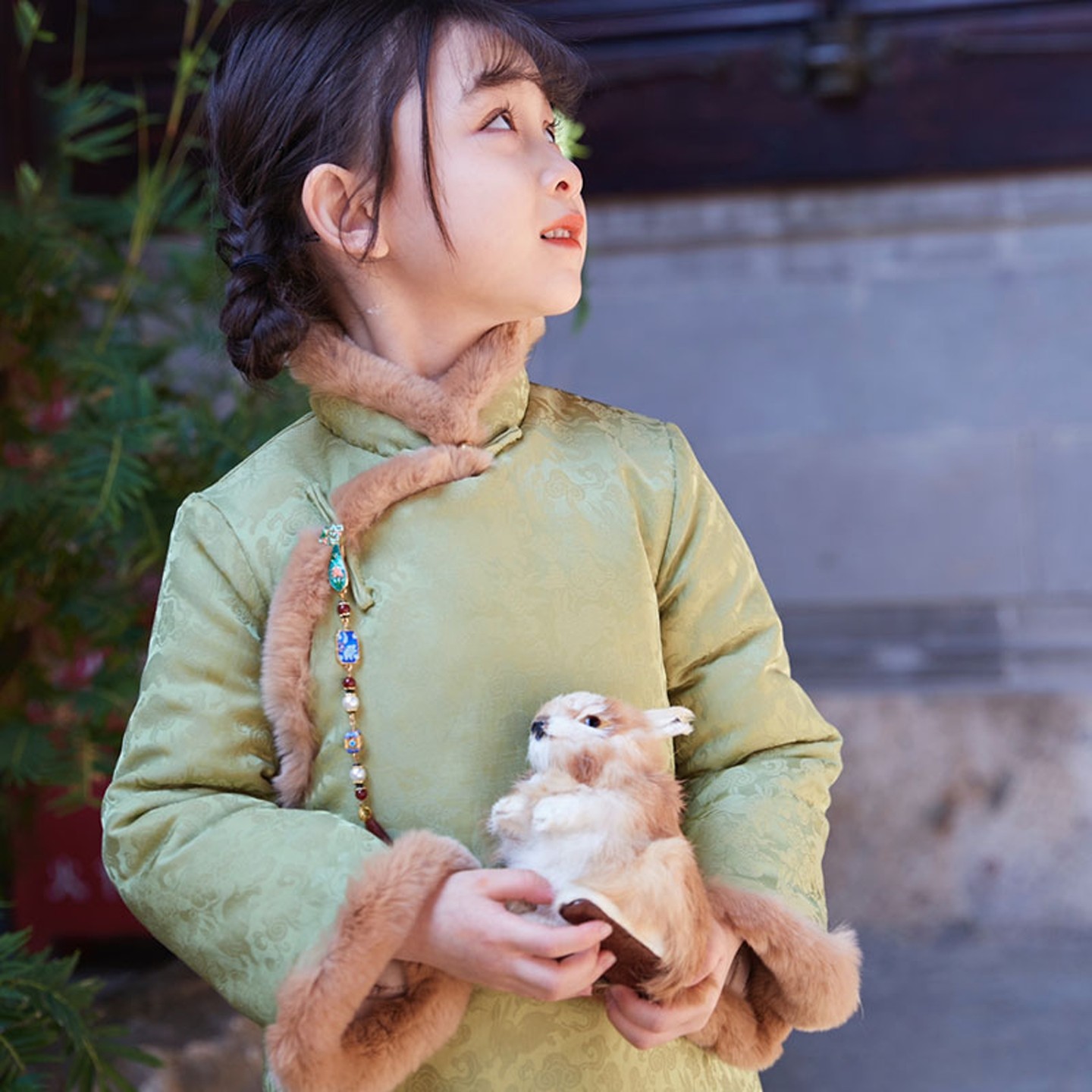 中国风外套女童旗袍中国风女童小女孩冬拜年服唐装中式过年服唐装,童装/婴儿装/亲子装,汉服,淘宝优惠券,粉丝福利购,淘宝优惠卷