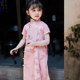 真丝包边全开襟2026儿童旗袍女小女孩夏季 民国风女童夏女宝中国风