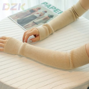 手臂针织袖 套露加厚保暖f2 套毛线毛衣春秋2023袖 子胳膊指女套新款