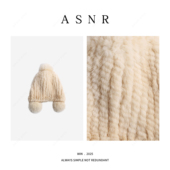 三球帽 女款 辫子老板生日会 进口水貂毛冬季