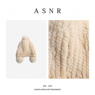 女款 进口水貂毛冬季 三球帽 辫子老板生日会