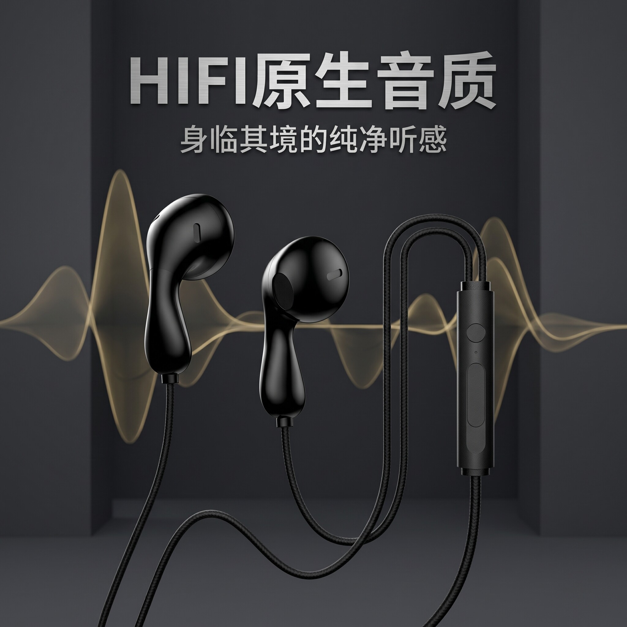 适用于OPPO苹果15 16 vivo小米魅族红米手机K歌重低音耳机线带麦