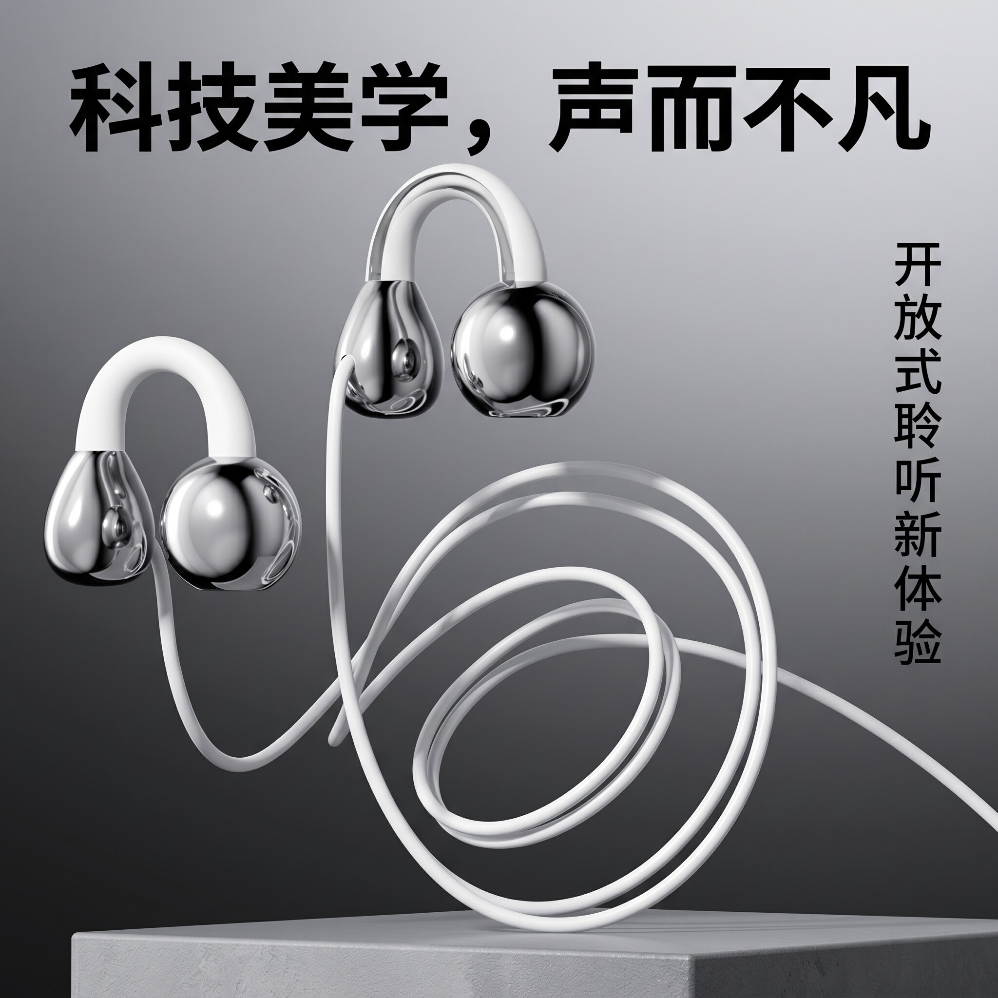 Type-C扁头耳机重低音入耳式适用于OPPO华为vivo小米吃鸡游戏语音