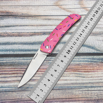 福利价Chung Kui原创G10甜甜圈AUS8钢锋利水果刀户外小刀折叠刀