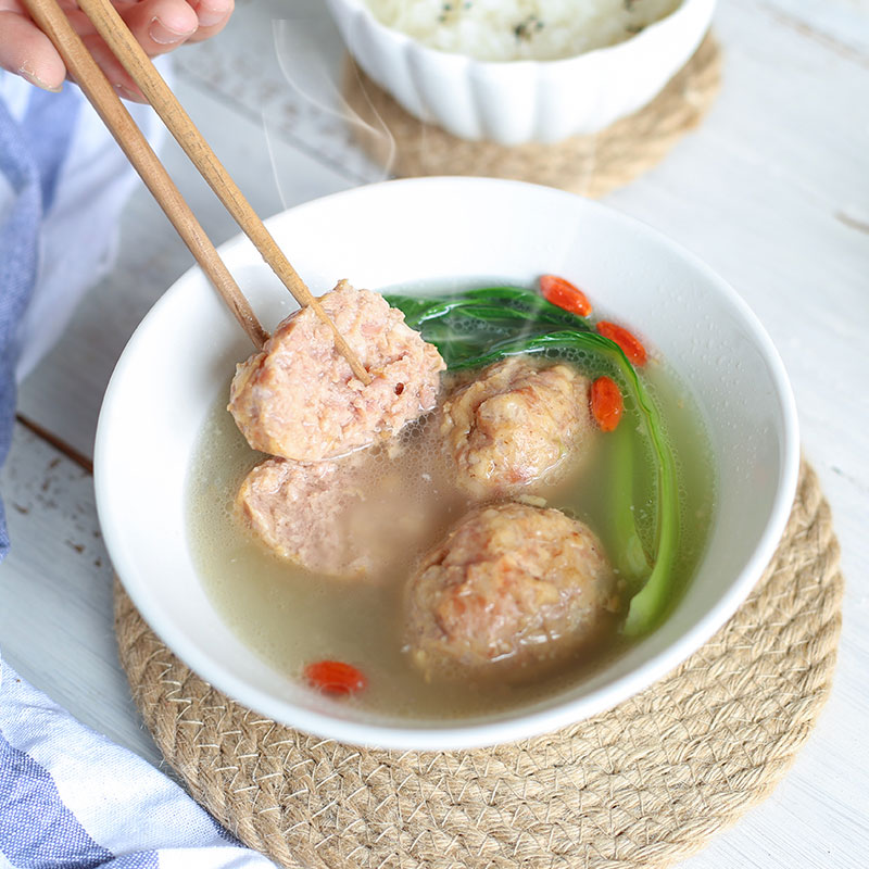 扬州正宗狮子头即食猪肉圆红烧