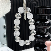 焱焱手机挂绳钻石珍珠手机链女2024年新款 带钻高端手腕壳链子串珠