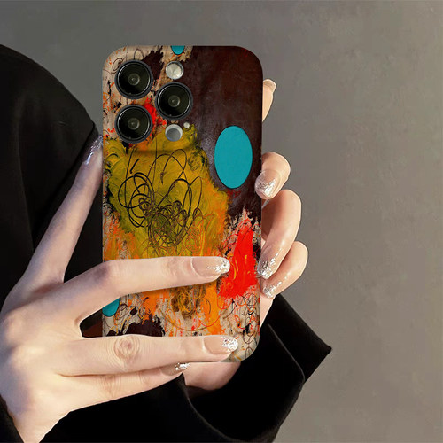 焱焱适用于苹果15pro小众设计手机壳ins风iPhone14promax个性15菲林14创意13高级感11艺术油画小米14华为mate