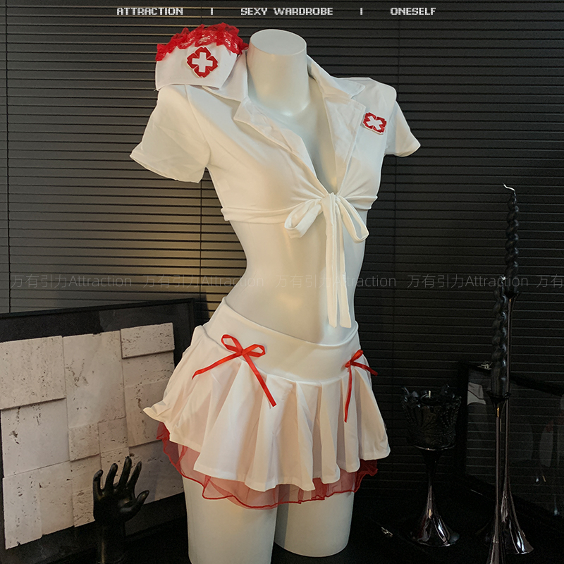 纯欲性感内衣cosplay护士制服