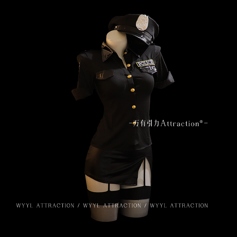 吸引力女警cos服警官制服