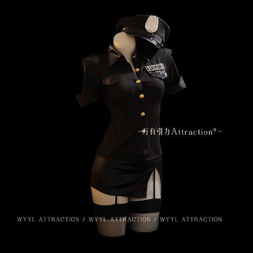 吸引力女警cos服警官制服