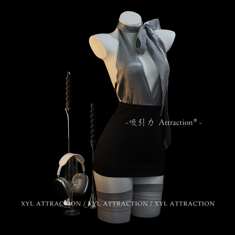 吸引力「知性小秘」性感御姐战袍秘书OL睡衣情趣制服qqny诱惑内衣