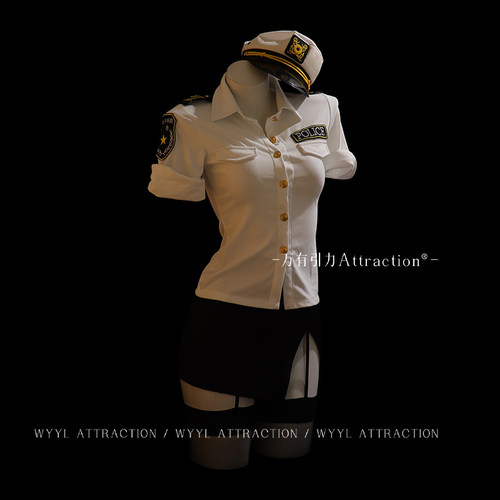 吸引力女警cos服警官服装