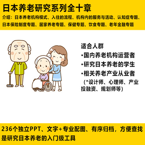 YA103日本养老研究系列全十章养老模式介护等级居家认知症专题PPT