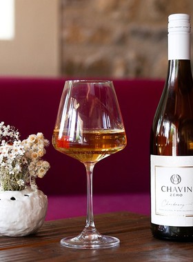 【高阶脱醇精致细腻】法国查文chavin零点霞多丽干型脱醇白葡萄酒