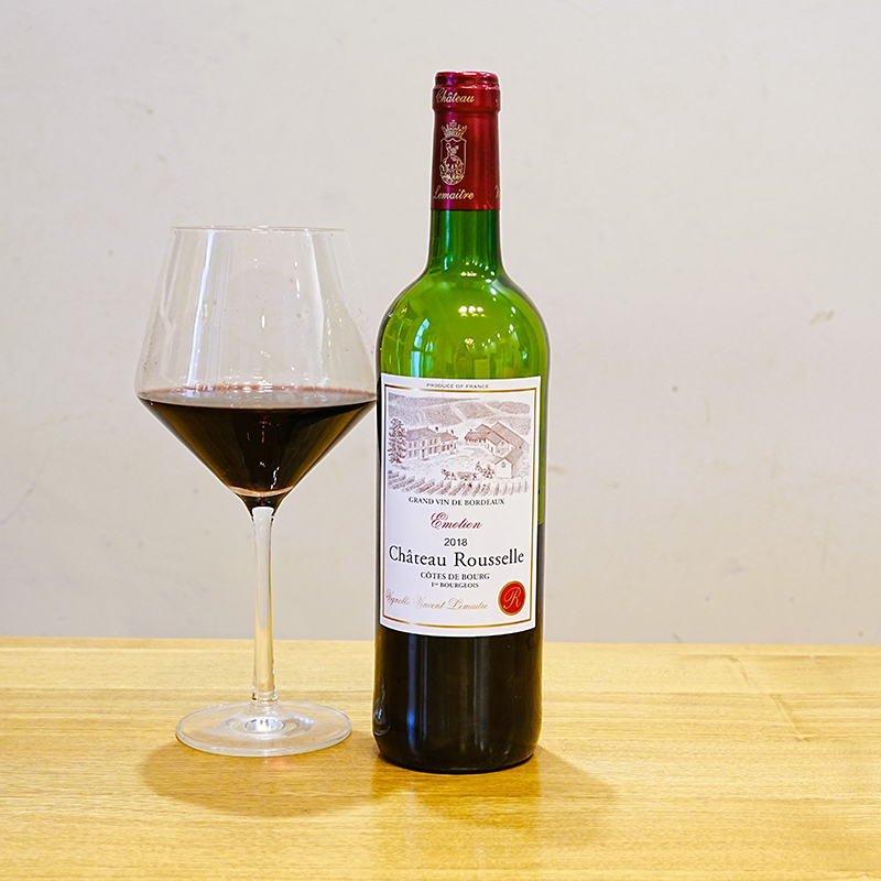 波尔多右岸卢塞尔城堡温情红酒