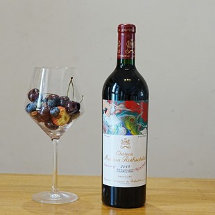 波尔多1855一级庄 法国木桐酒庄红葡萄酒2015年 大年份大木桐