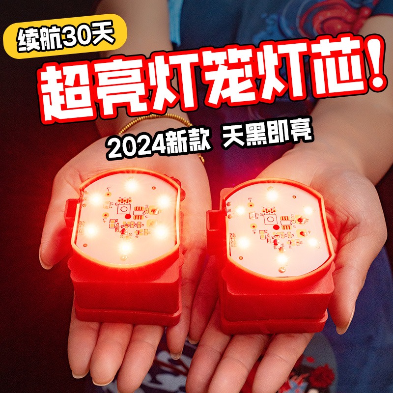 灯笼内置灯泡免插电专用led灯