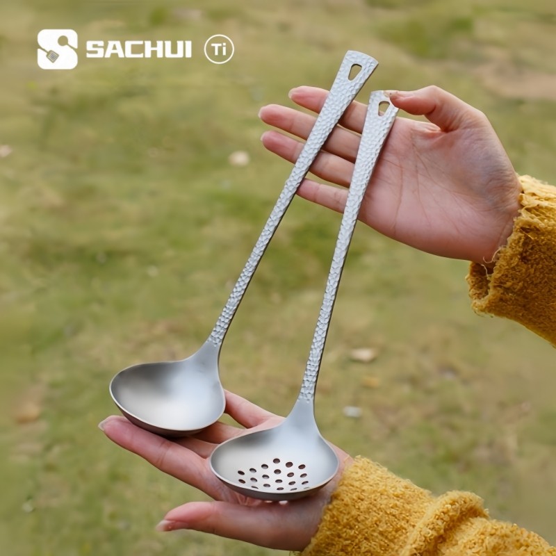 纯钛锅铲家用炒菜铲子铲勺子厨具套装户外钛金属轻量汤勺炒勺漏勺,厨房/烹饪用具,汤勺,淘宝优惠券,粉丝福利购,淘宝优惠卷