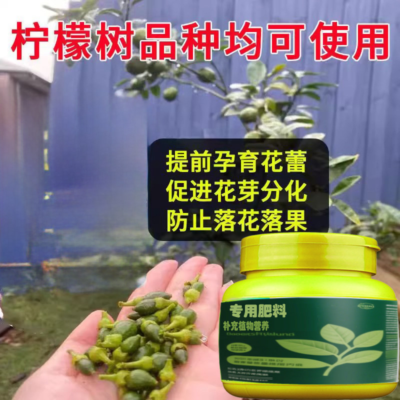 柠檬树肥料专用肥营养液青柠檬盆栽植物果树树苗香水柠檬有机肥料