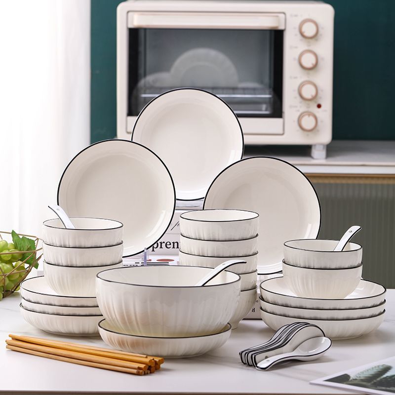 新款碗盘碟套装家用陶瓷餐