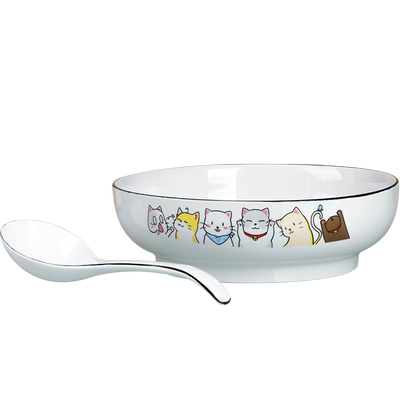 新骨瓷中式大众水煮肉加厚汤盆